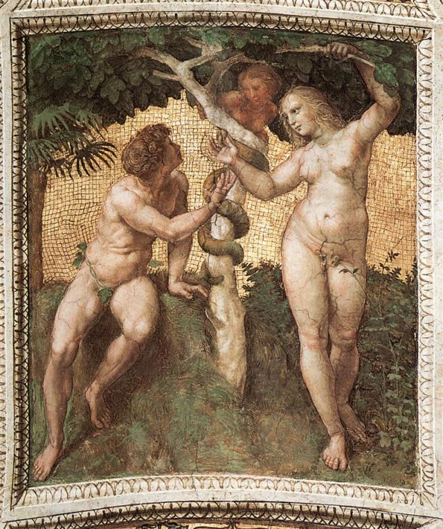 Raffaello - Adamo ed Eva