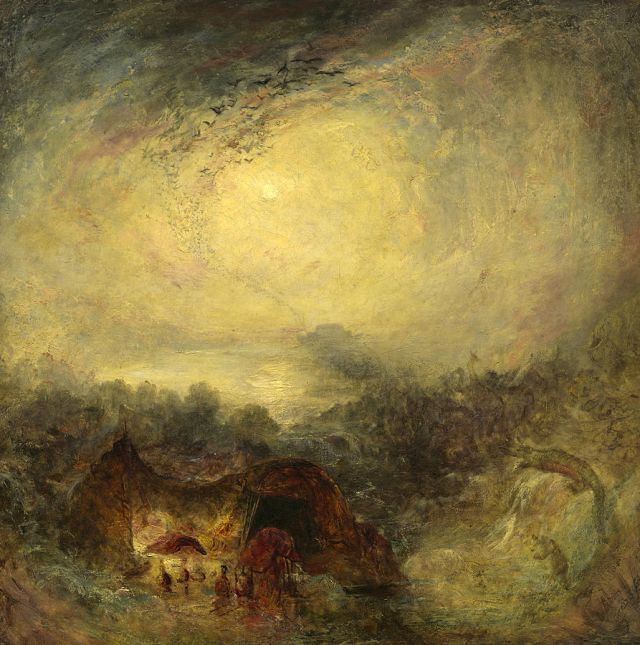 The evening of the deluge - joseph Mallord William Turner