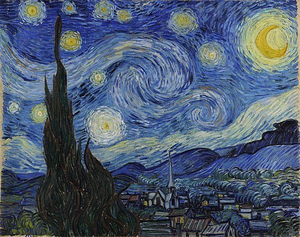 The starry night - Vincent Van Gogh, 1889