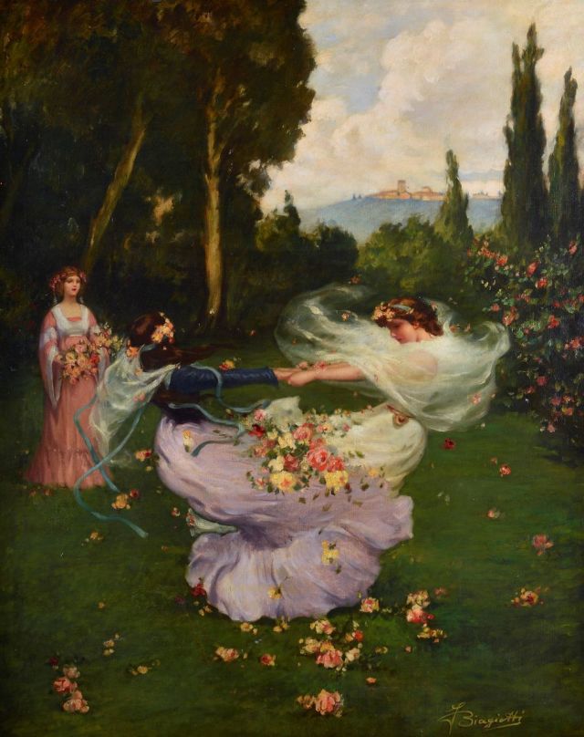 Il girotondo dei bimbi e i cerchi di primavera