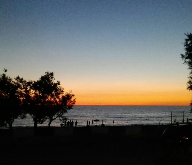 lungomare di Longobardi (Cosenza) tramonto