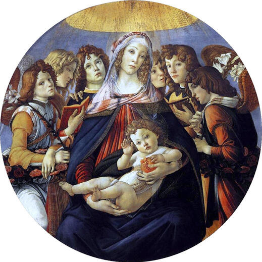 Botticelli, Madonna della melagrana, 1487circa