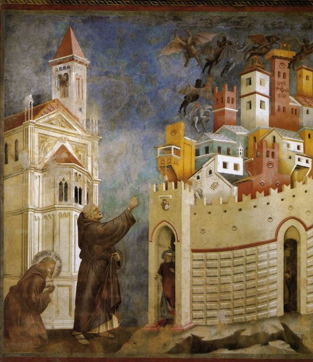 Giotto. Cacciata dei diavoli da Arezzo