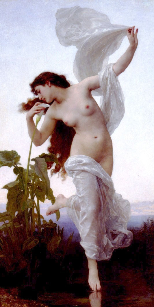 L'Aurora dipinto a olio del 1881 del pittore francese accademico William-Adolphe Bouguereau