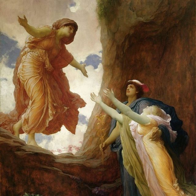 Il ritorno di Persefone (dettaglio), Frederic Leighton, 1891, Leeds Art Gallery, Leeds (UK)