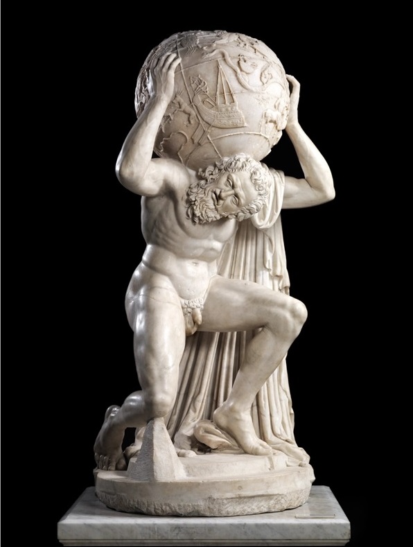 Statua romana di Atlante (sec II d.C.)