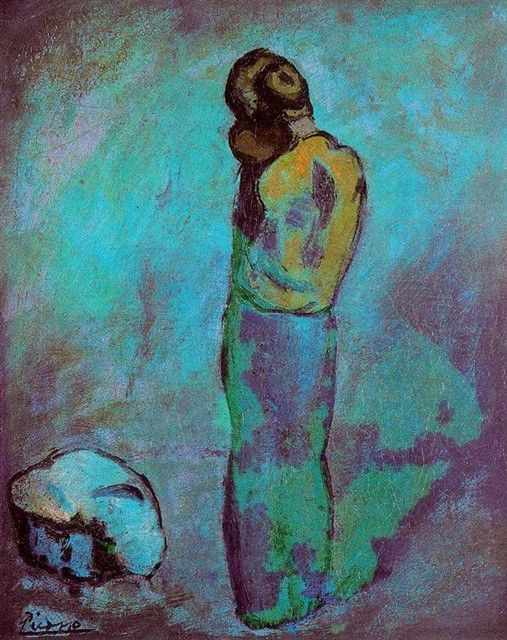 Pablo Picasso - Madre con bambino - 1902