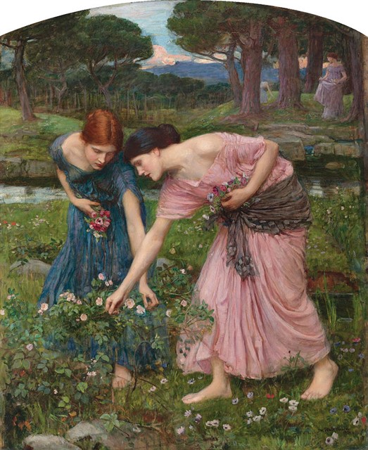 John William Waterhouse - Gather ye rosebuds while ye may (1909)