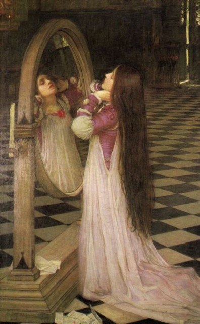 Mariana nel sud, olio su tela di John William Waterhouse (1849-1917, Italy)