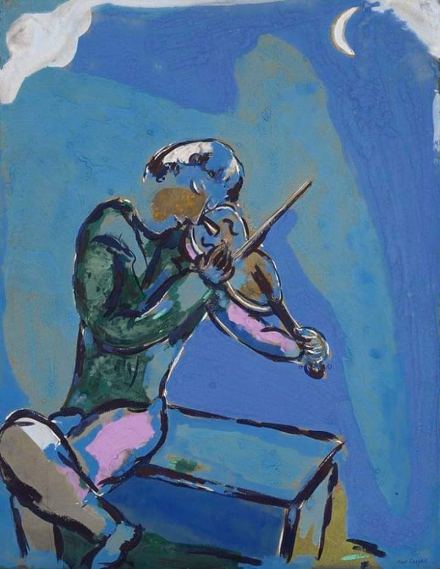 Marc Chagall - Il violinista blu