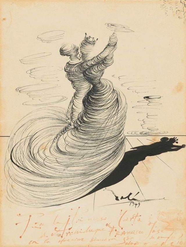Salvador Dalí, Deux danseurs, 1949